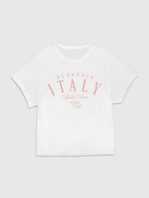 t-shirt bébé florence italy graphic baby fit