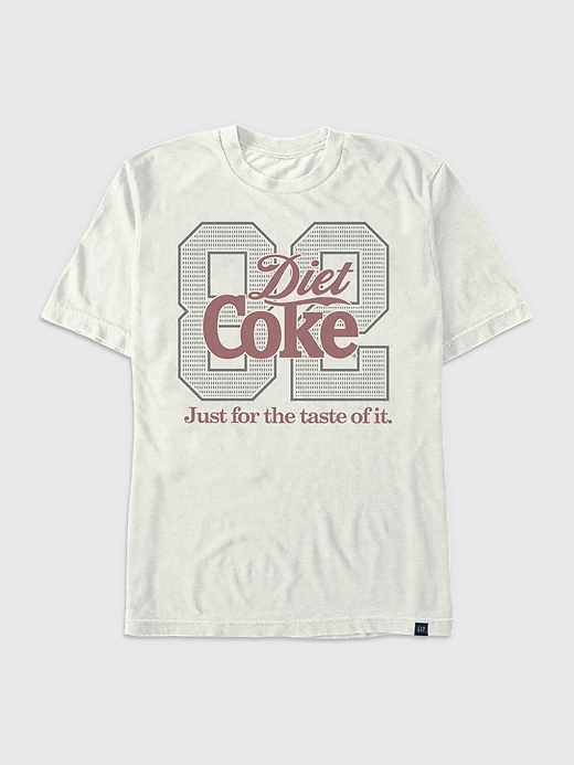 t-shirt graphique universitaire coca-cola