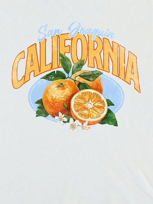 t-shirt court san joaquin california oranges