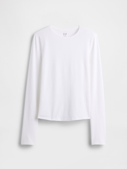 t-shirt en jersey à mailles serrées