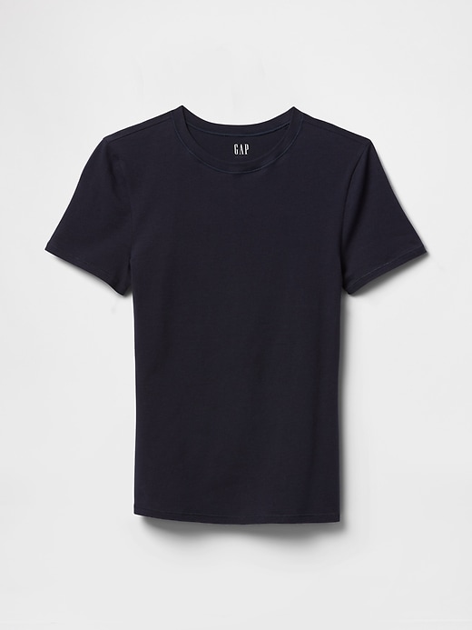 t-shirt en jersey à mailles serrées
