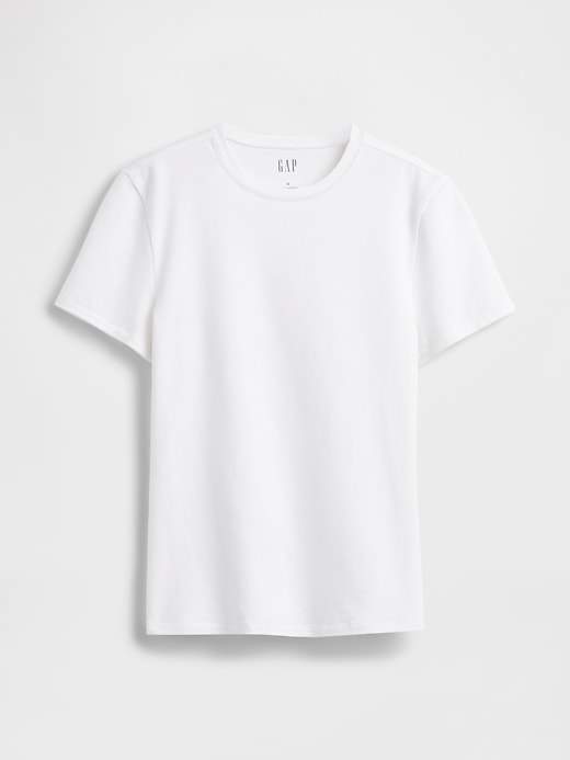 t-shirt en jersey à mailles serrées