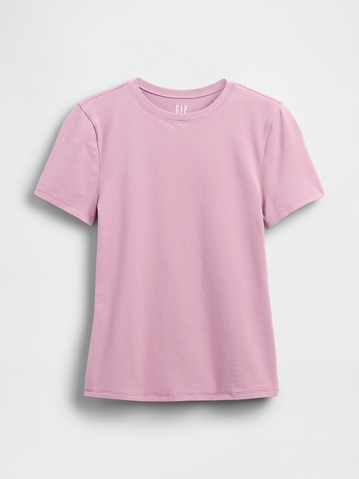 t-shirt en jersey à mailles serrées