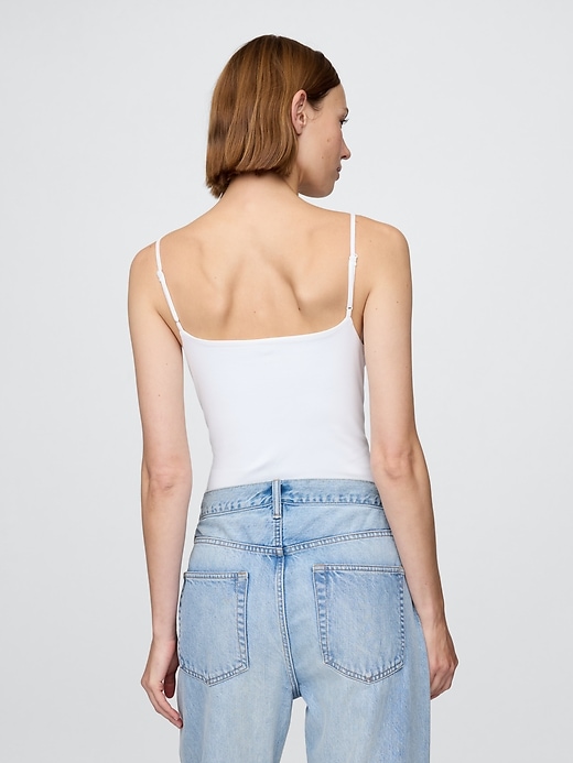 body string à bretelles fines en maille serrée