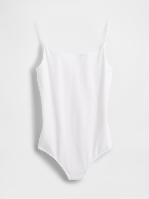 body string à bretelles fines en maille serrée