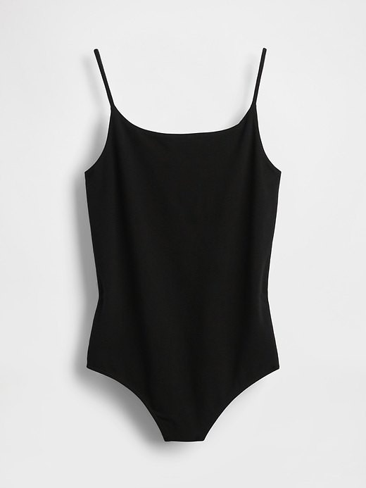 body string à bretelles fines en maille serrée