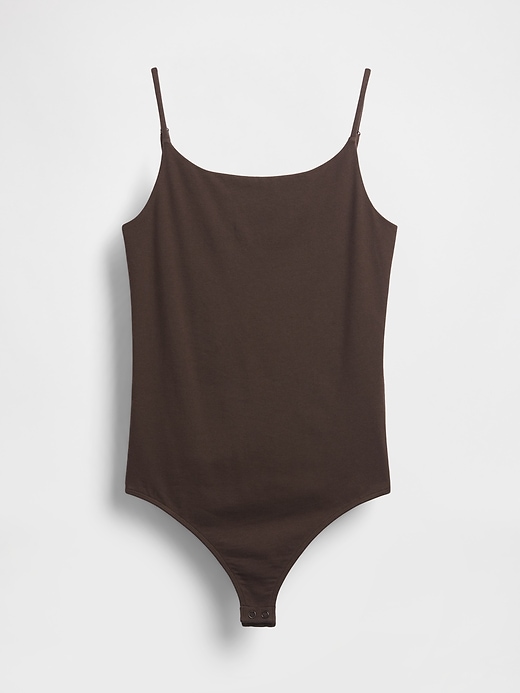 body string à bretelles fines en maille serrée