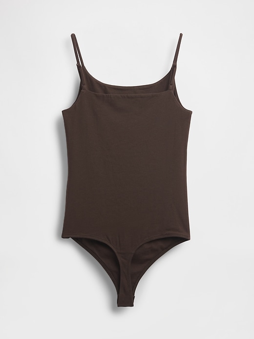 body string à bretelles fines en maille serrée