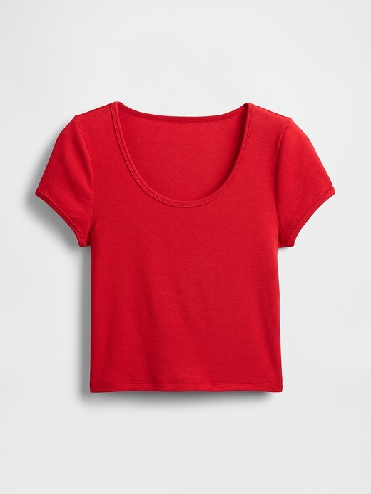 t-shirt court moderne à manches courtes