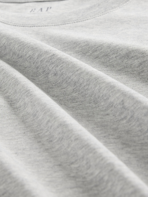 t-shirt court oversize en coton supima