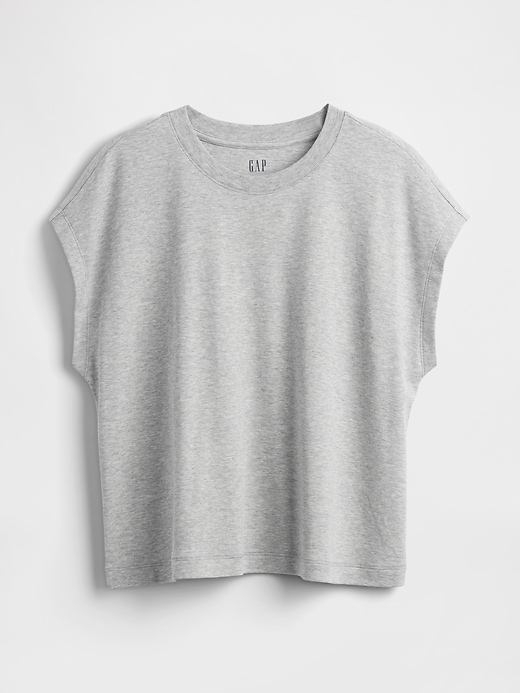 t-shirt court décontracté en coton supima