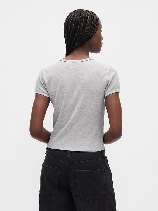 t-shirt bébé gaufre