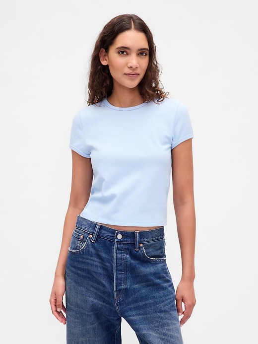 t-shirt bébé gaufre