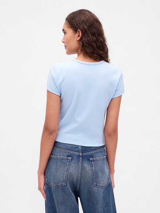 t-shirt bébé gaufre