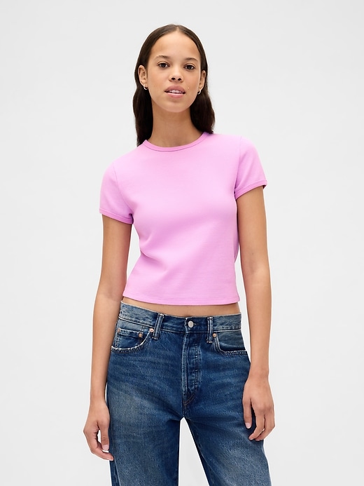t-shirt bébé gaufre