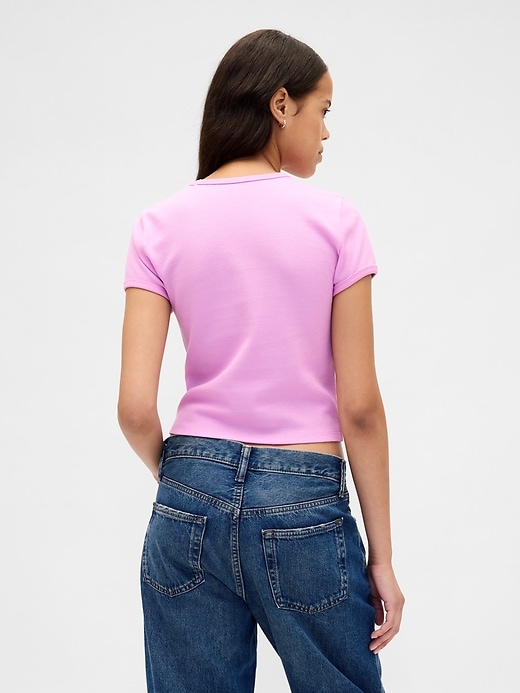t-shirt bébé gaufre