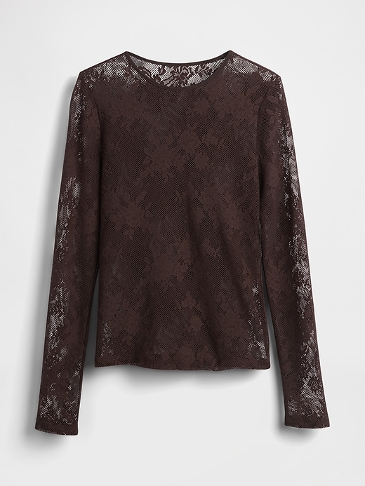 haut en dentelle transparente