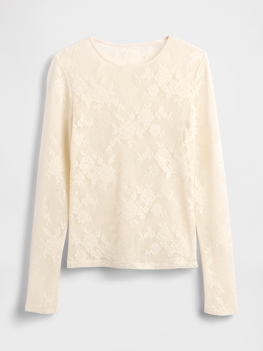 haut en dentelle transparente
