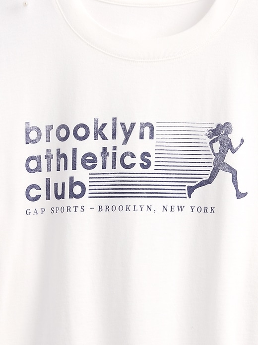 t-shirt graphique décontracté du brooklyn athletics club