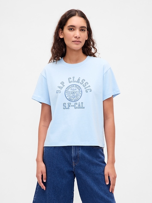t-shirt à logo décontracté