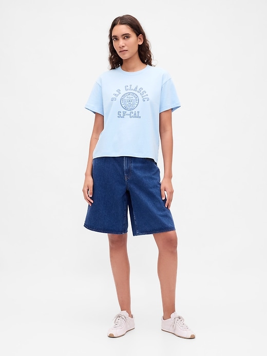 t-shirt à logo décontracté