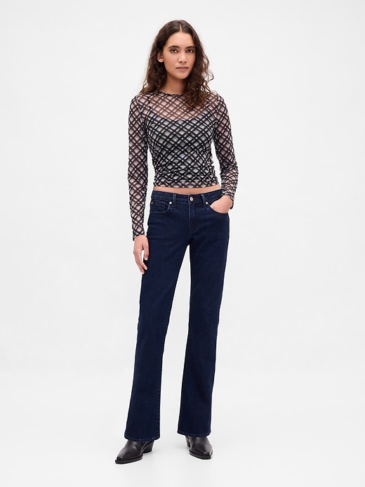 t-shirt court en maille