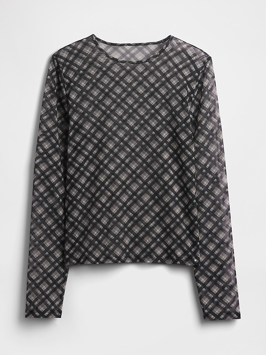 t-shirt court en maille