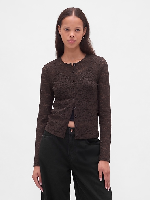 gilet en dentelle