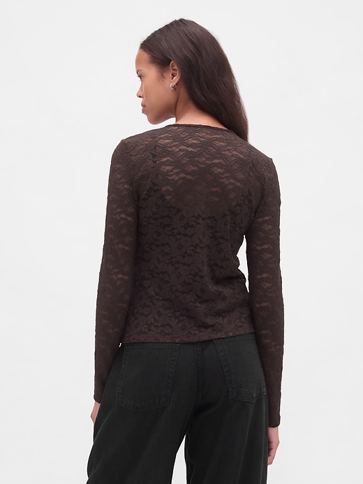 gilet en dentelle