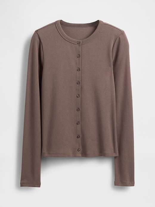 cardigan moderne à col rond