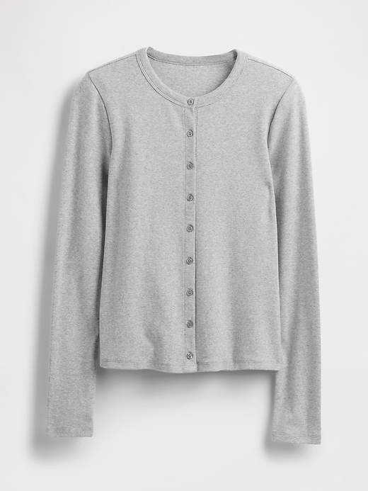 cardigan moderne à col rond