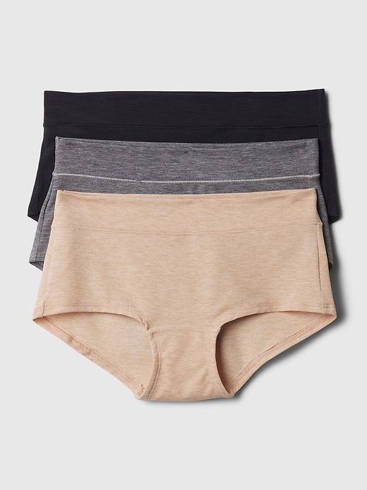 shorty respirant taille basse paquet de 3