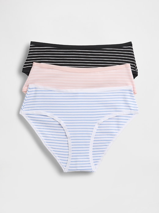 culotte taille basse en coton stretch biologique lot de 3