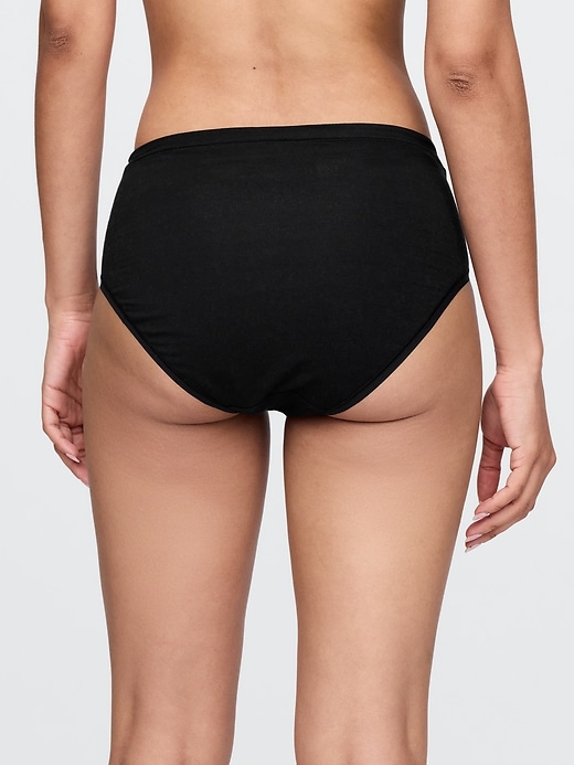 bikini taille haute en coton stretch biologique