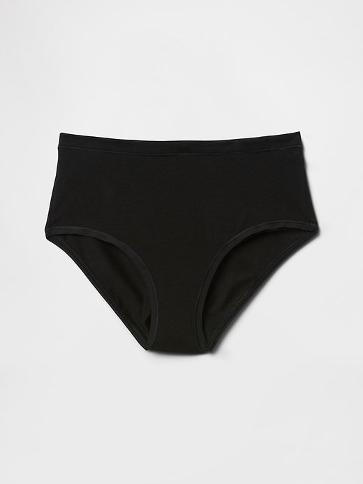 bikini taille haute en coton stretch biologique