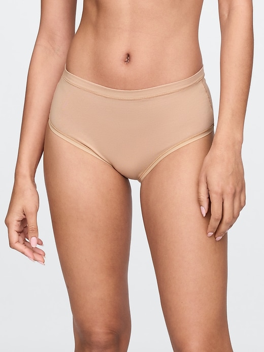 bikini taille haute en coton stretch biologique
