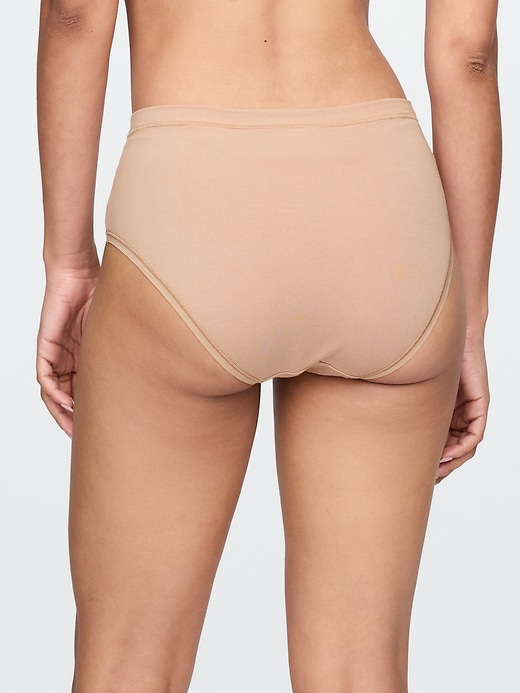 bikini taille haute en coton stretch biologique