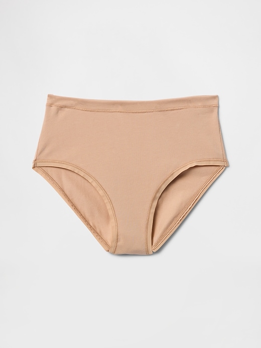 bikini taille haute en coton stretch biologique