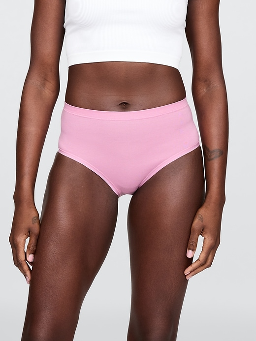 bikini taille haute en coton stretch biologique