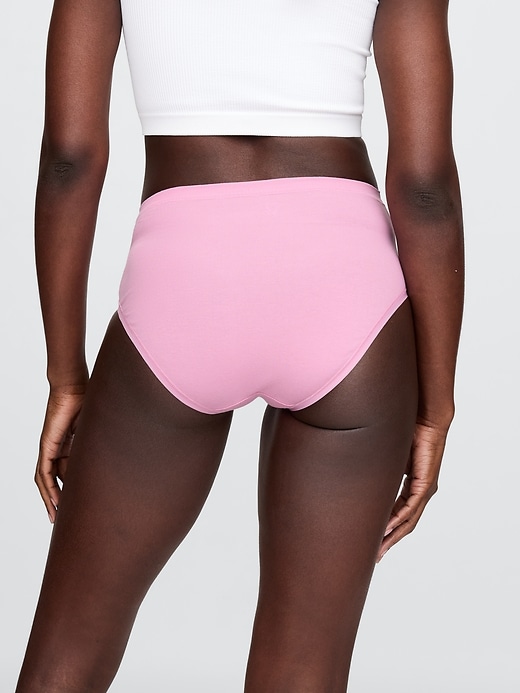 bikini taille haute en coton stretch biologique