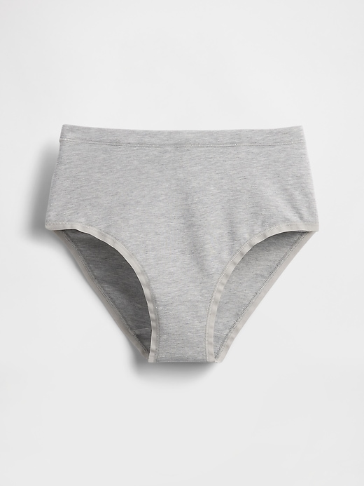 bikini taille haute en coton stretch biologique