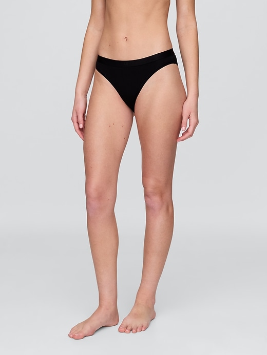 bikini en coton stretch biologique avec logo