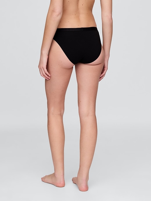 bikini en coton stretch biologique avec logo