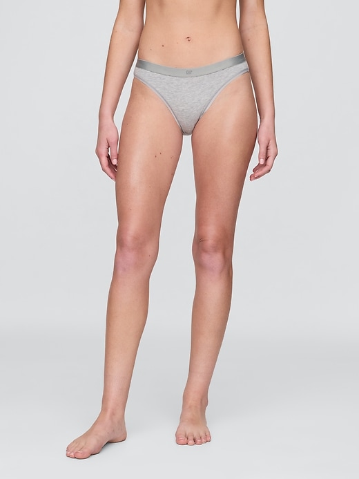 bikini en coton stretch biologique avec logo