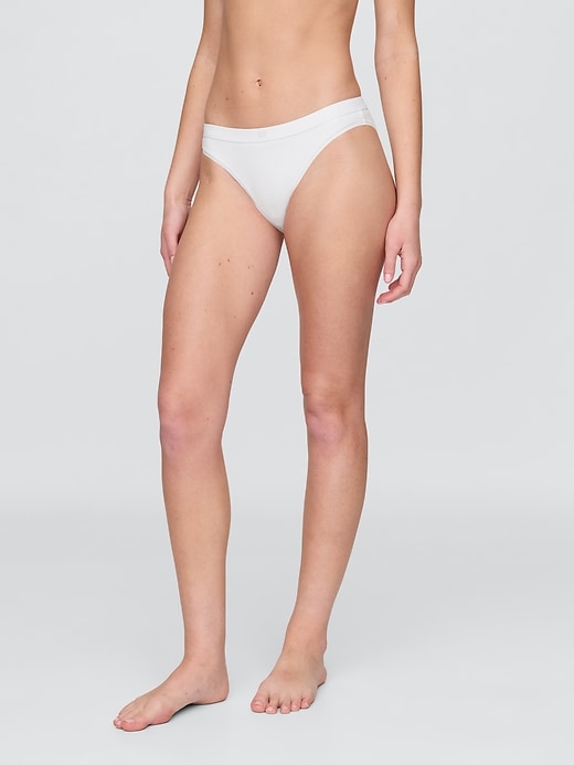 bikini en coton stretch biologique avec logo