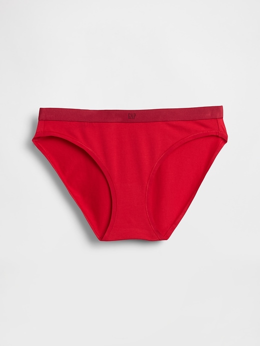 bikini en coton stretch biologique avec logo
