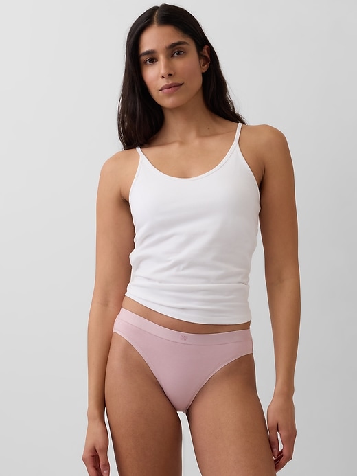 bikini en coton stretch biologique avec logo