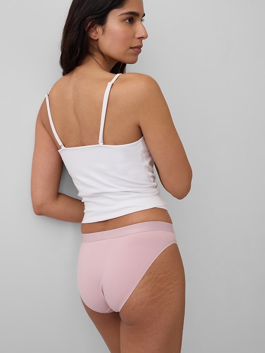 bikini en coton stretch biologique avec logo
