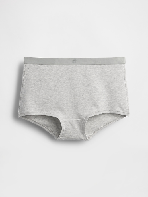 shorty taille haute en coton stretch biologique