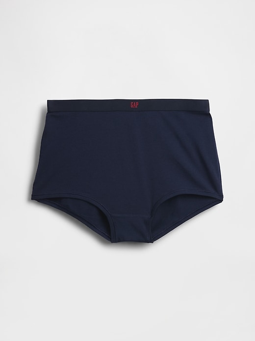 shorty taille haute en coton stretch biologique